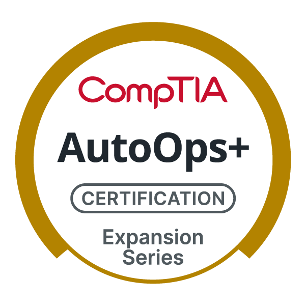 CompTIA AutoOps+ Certification Badge - verify on Credly