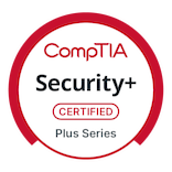 CompTIA Security+ Certification Badge - verify on Credly